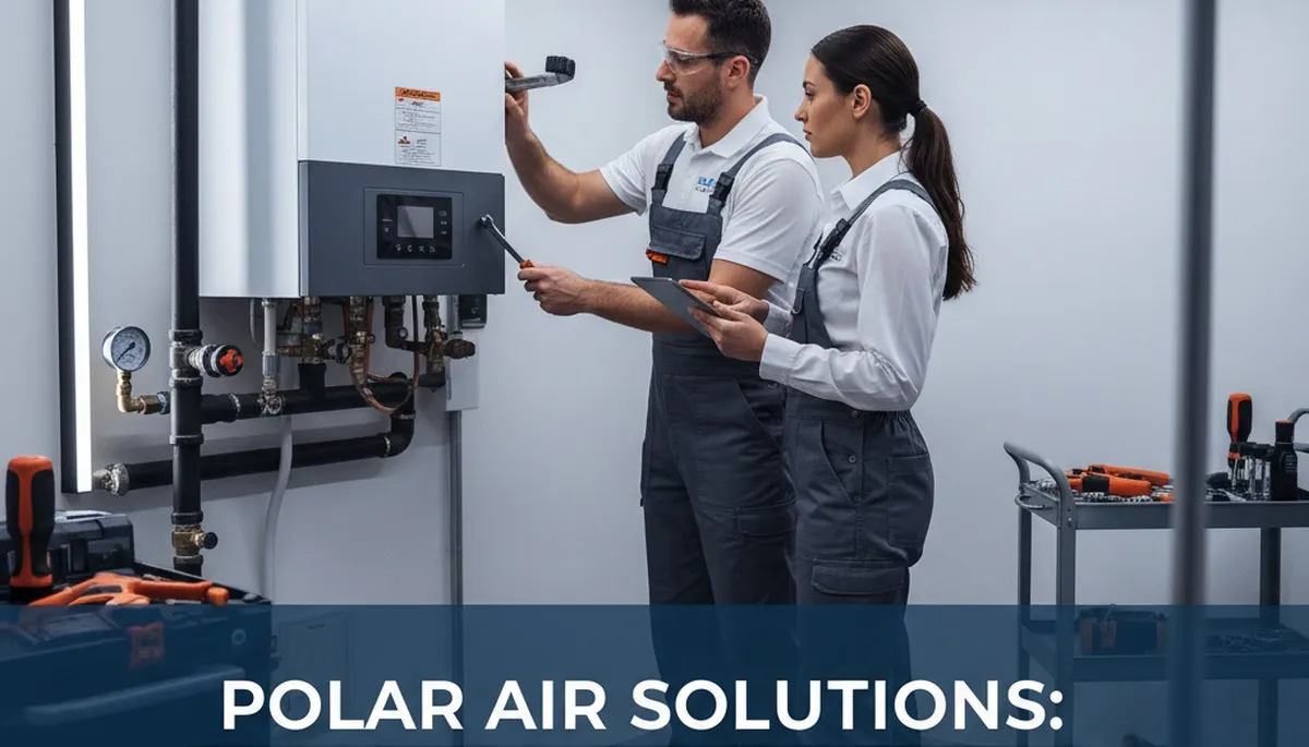 Technician performing boiler repair service in Portland, OR for Five Star Cooling homes and businesses